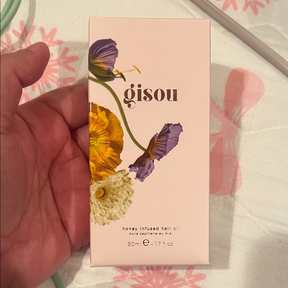 Gisou Honey Infused Hair Oil — Pink Floral Box